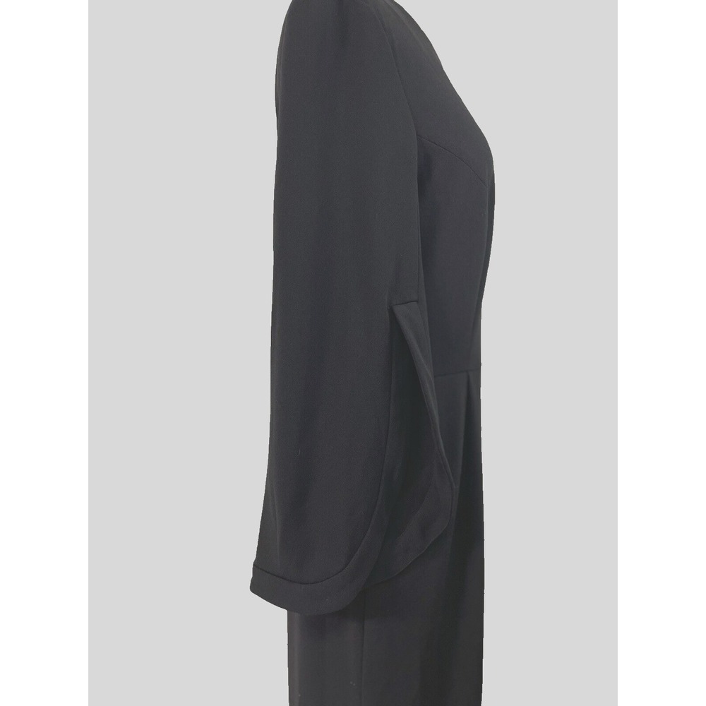 Calvin Klein Womens Jumpsuit Pleated Front 3/4 Bell Sleeve Wide Leg Pockets Sz 6 - Picture 16 of 16